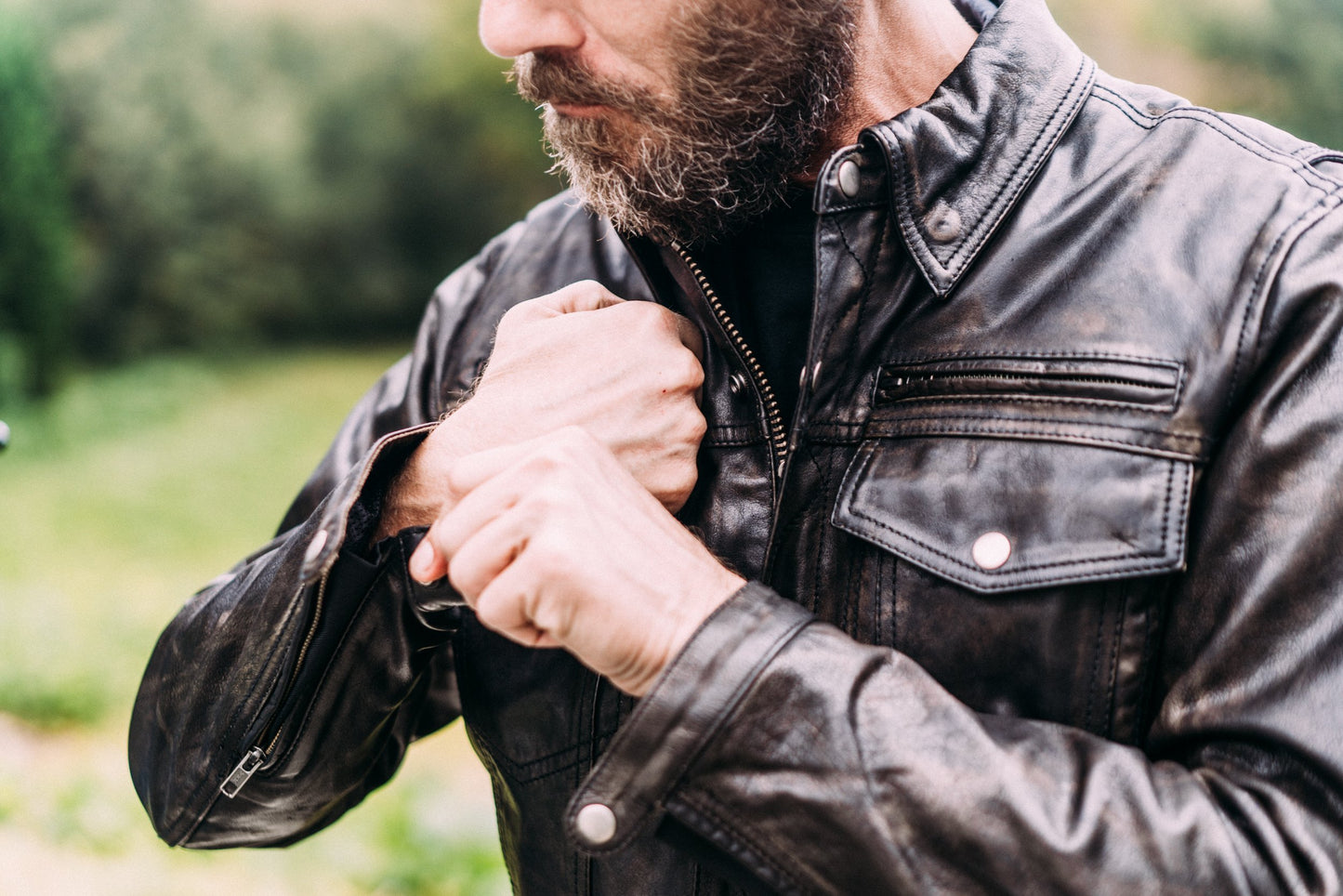 Villain Men's Leather Jacket